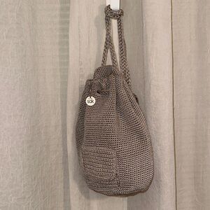 The Sak | Bags | The Sak Black Macram Drawstring Backpack  display picture 3
